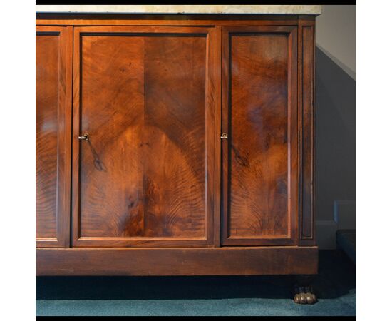 Ligurian sideboard with marble top