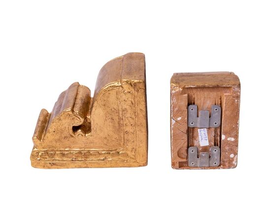 Coppia antiche reggi-mensole - O/6138  -