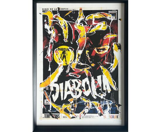 Diabolik - Mimmo Rotella (1918-2006)