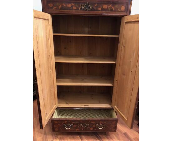 Elegant inlaid wardrobe