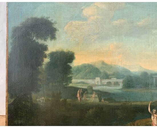 Circle of Hendrik Frans van Lint (Antwerp 1684 - Rome 1763) - Apollo and Daphne.