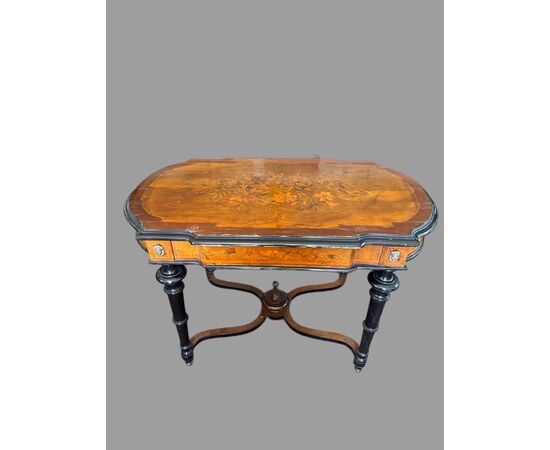 Inlaid coffee table