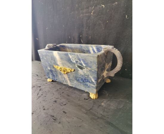Esclusivo portagioie in lapislazzuli - 37 x 14 cm
