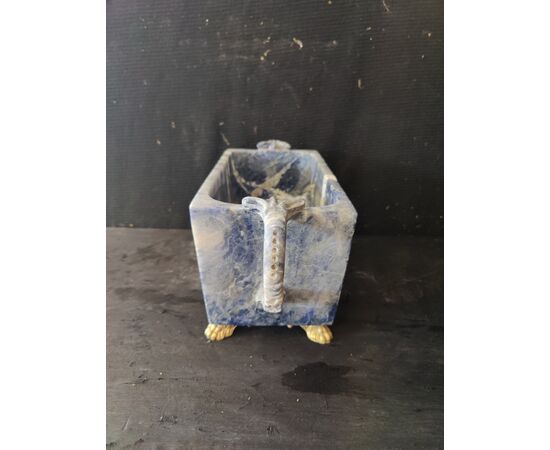 Esclusivo portagioie in lapislazzuli - 37 x 14 cm