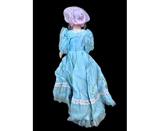 Cloth doll 'Lenci fabric'. Lenci manufacture, Turin.