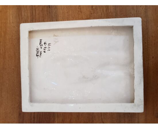 Ceramic bas-relief Madonna in prayer - Essevi - 50s/60s - perfect