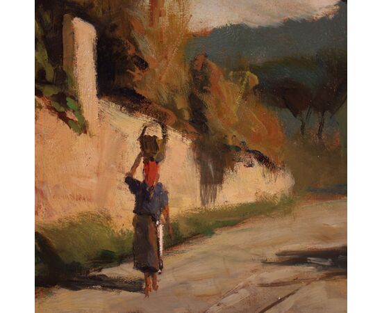 Italian landscape painting signed by C. Filippelli