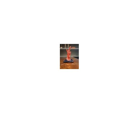 Sculpture in Mediterranean red coral