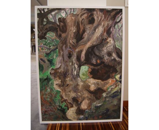 Paintings by Carlo Levi - Pair of paintings "Trees"