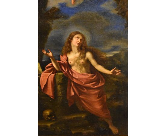 Mary Magdalene in the desert, Giovanni Francesco Barbieri 'Il Guercino' (Cento, 1591 - Bologna, 1666) Workshop