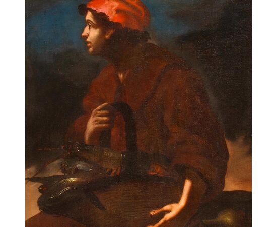 Alessandro de' Pesci (active until 1750), Fish Seller