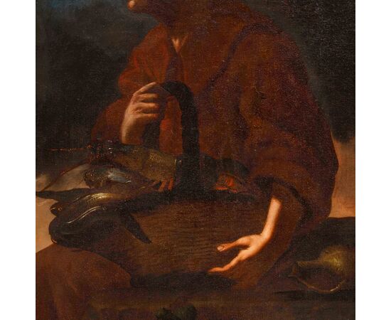 Alessandro de' Pesci (active until 1750), Fish Seller
