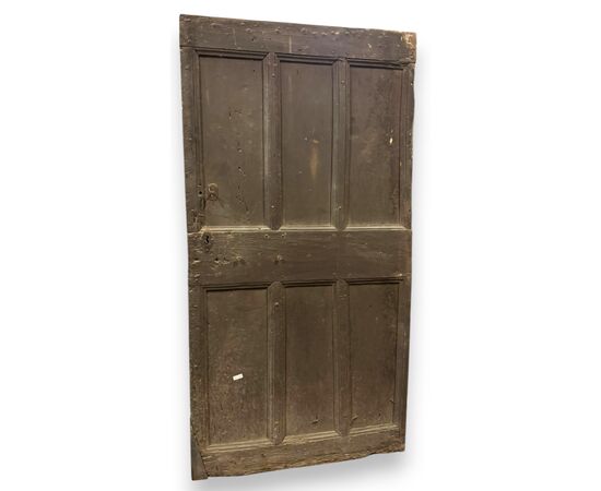 PTCR516 - Antique rustic door, 18th/19th century, dimensions cm W 95 x H 184
