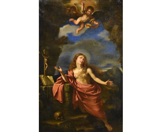 Mary Magdalene in the desert, Giovanni Francesco Barbieri 'Il Guercino' (Cento, 1591 - Bologna, 1666) Workshop