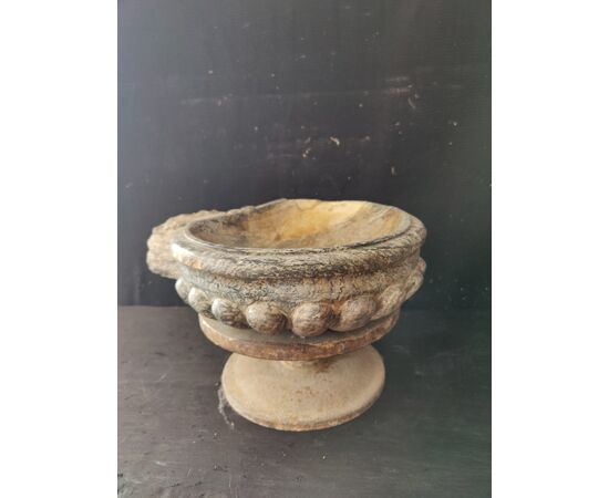 Elegante Acquasantiera Veneziana in marmo - 36 x 29 cm