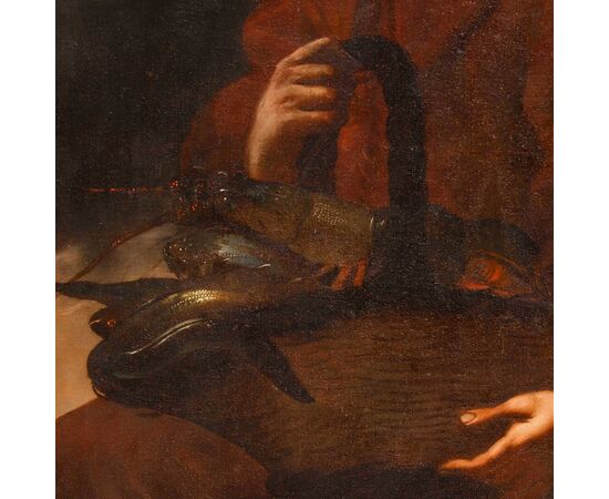 Alessandro de' Pesci (active until 1750), Fish Seller