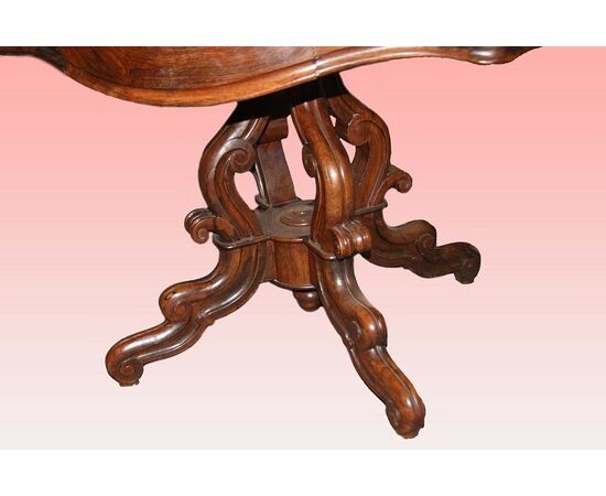 Louis Philippe style rosewood coffee table, 1800s, French