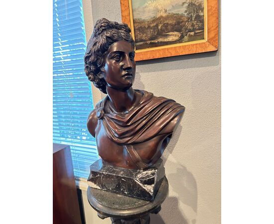 Busto in bronzo di Allessandro il Magno