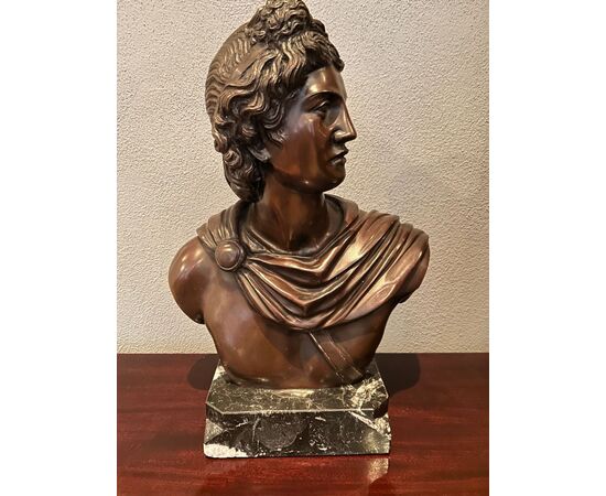 Busto in bronzo di Allessandro il Magno