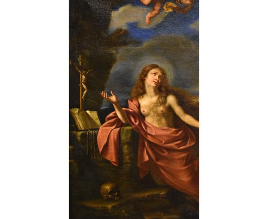 Mary Magdalene in the desert, Giovanni Francesco Barbieri 'Il Guercino' (Cento, 1591 - Bologna, 1666) Workshop
