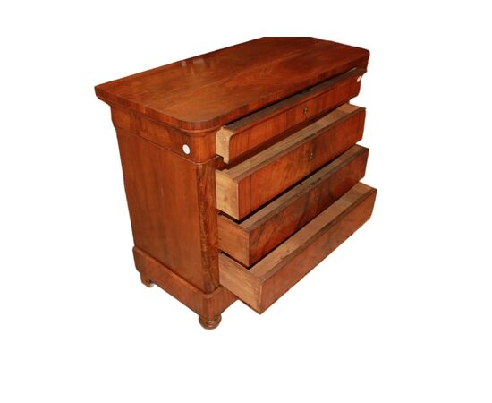 Comoncino Piccolo Cassettone francese Stile Luigi Filippo del 1800