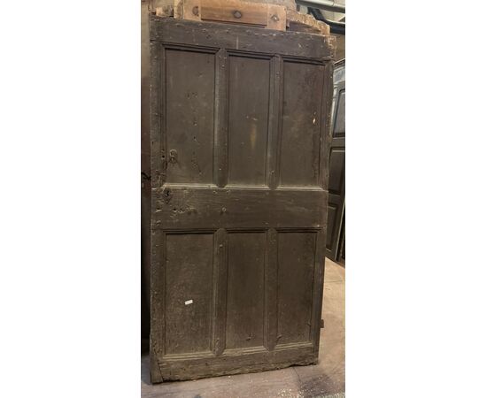 PTCR516 - Antique rustic door, 18th/19th century, dimensions cm W 95 x H 184