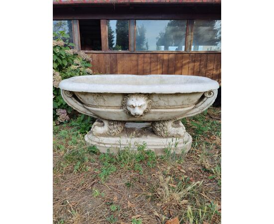 Superlativa vasca in marmo greco Thassos - 150 x 75 cm