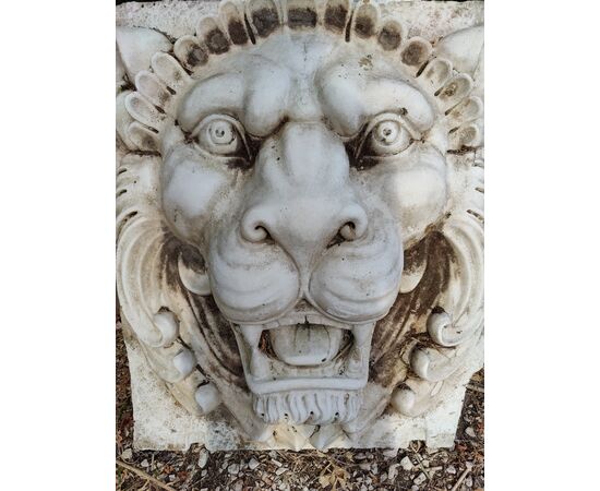 Spettacolare mascherone in marmo - 91 x 77 cm - Venezia