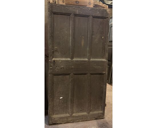 PTCR516 - Antique rustic door, 18th/19th century, dimensions cm W 95 x H 184