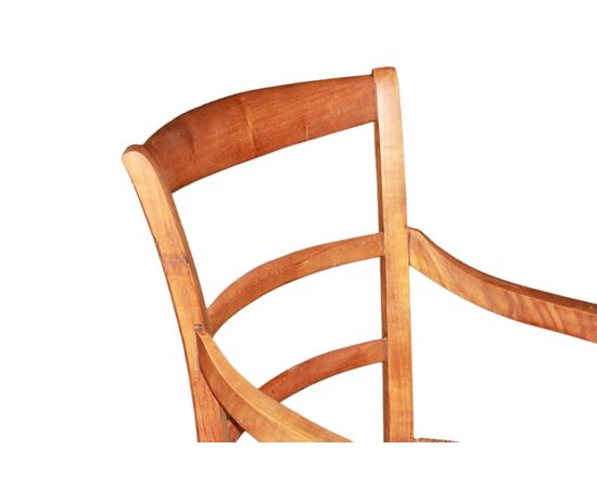Poltrona Francese stile Provenzale del 1800 in Legno di Noce