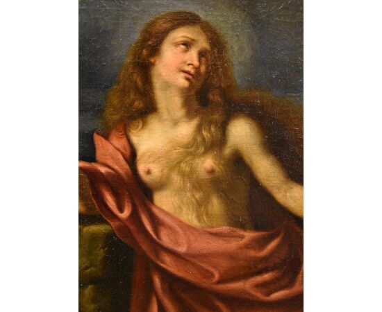 Mary Magdalene in the desert, Giovanni Francesco Barbieri 'Il Guercino' (Cento, 1591 - Bologna, 1666) Workshop