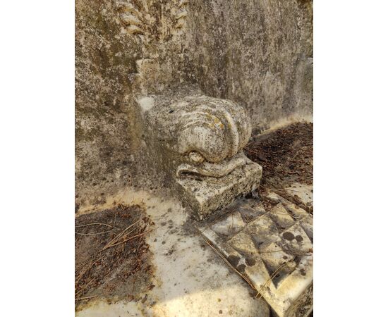 Meravigliosa ed esclusiva panchina in marmo - 170 x 59 cm