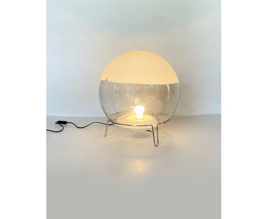 Angelo Mangiarotti's Sphere style table lamps for Skipper