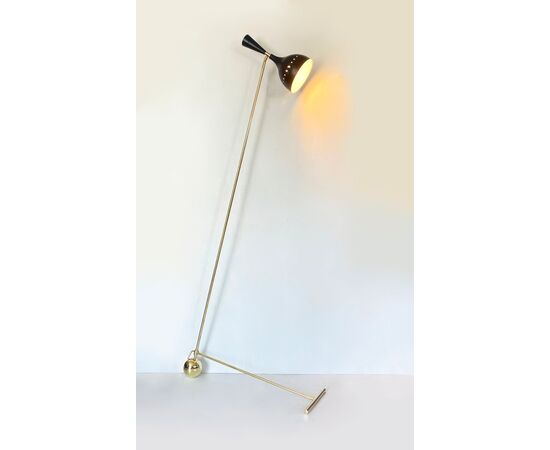 "L"-shaped Floor Lamp - Vintage 1970