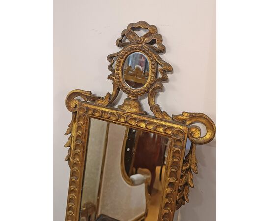 PAIR OF GILT NEOCLASSICAL STYLE MIRRORS MID-19TH CENTURY