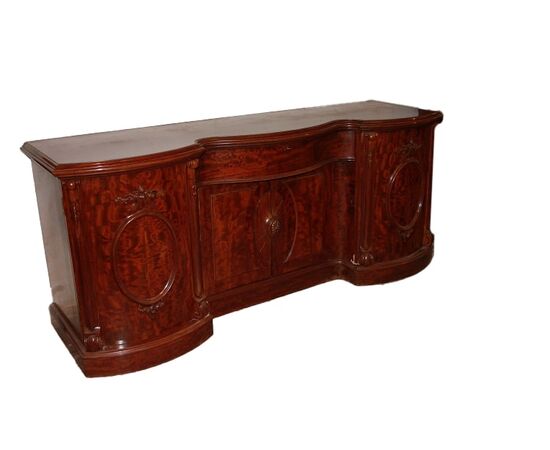 Large English Victorian style mahogany sideboard, 1800s