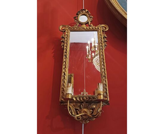 PAIR OF GILT NEOCLASSICAL STYLE MIRRORS MID-19TH CENTURY