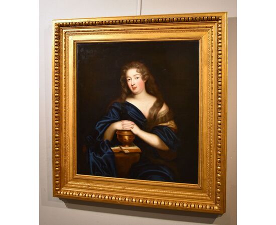 Portrait of Louise Renée de Keroualle as Magdalene, attributed to Pierre Mignard, known as Le Romain (Troyes 1612 – Paris 1695)