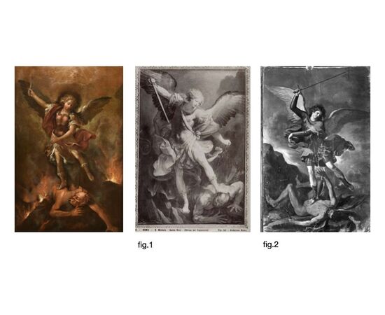 Victorious Saint Michael the Archangel, Roman painter of the 17th-18th century