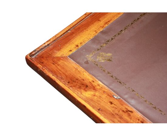 Early 1800s French Louis XV style game table with inlaid chessboard
