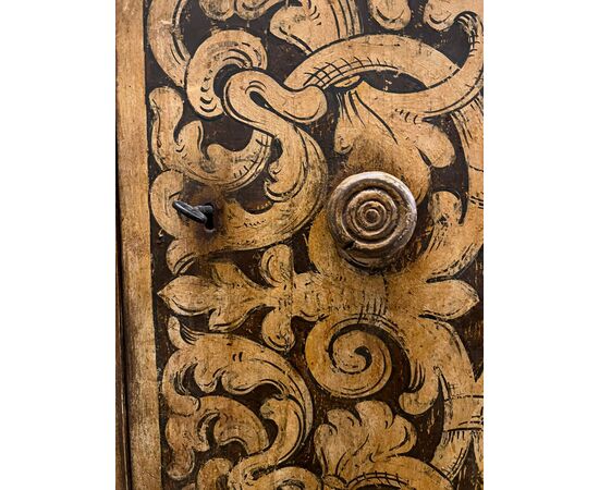 Credenza sagrestia in legno del XVIII secolo