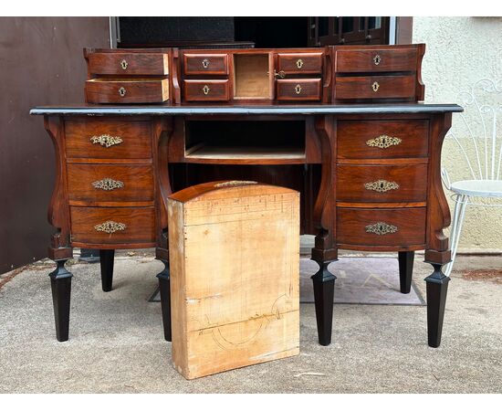 Louis XVI mazzarina desk, Genoa 1700s
