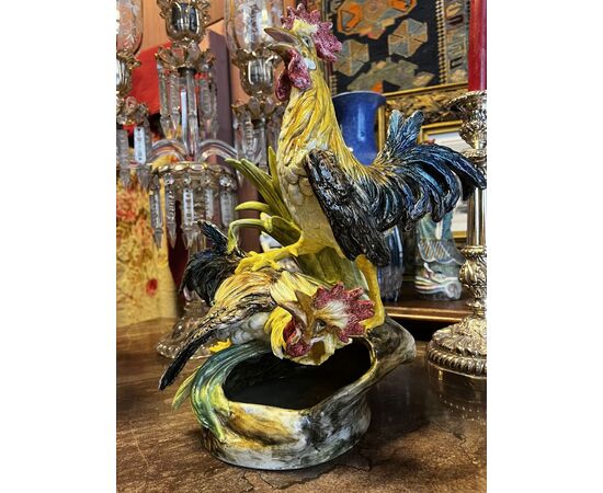 Porcelain Roosters