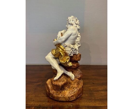 Wooden sculpture depicting BACCHUS