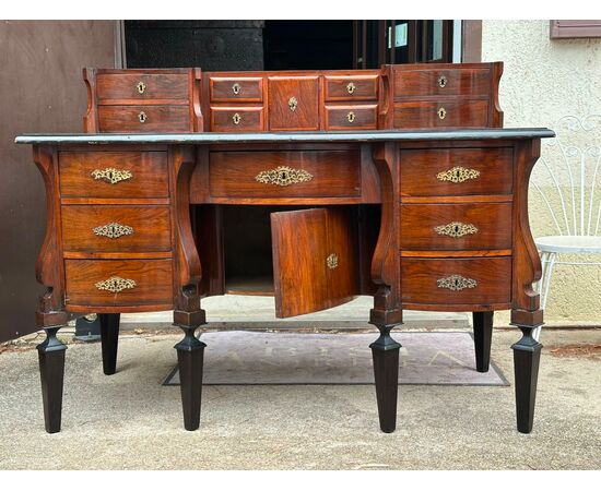 Louis XVI mazzarina desk, Genoa 1700s
