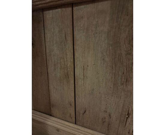 PTIR478 - Antique rustic walnut wood door, 19th century, dimensions cm W 79 x H 193