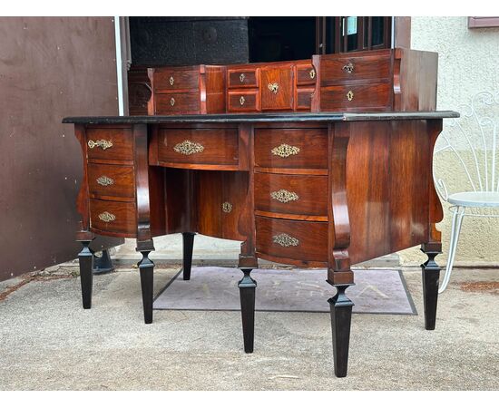 Louis XVI mazzarina desk, Genoa 1700s
