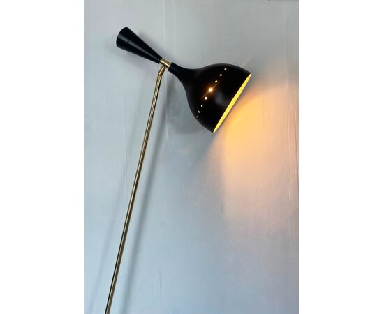 "L"-shaped Floor Lamp - Vintage 1970