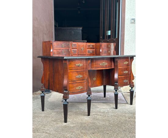 Louis XVI mazzarina desk, Genoa 1700s