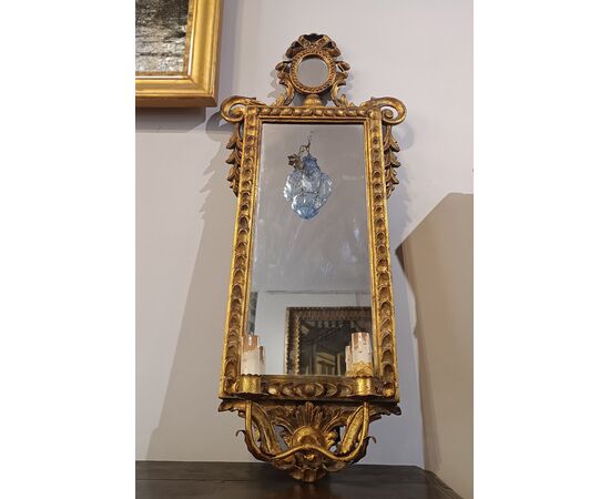 PAIR OF GILT NEOCLASSICAL STYLE MIRRORS MID-19TH CENTURY